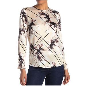 NEW Equipment Femme Silk Alisanne Blouse Almond Milk Size Small